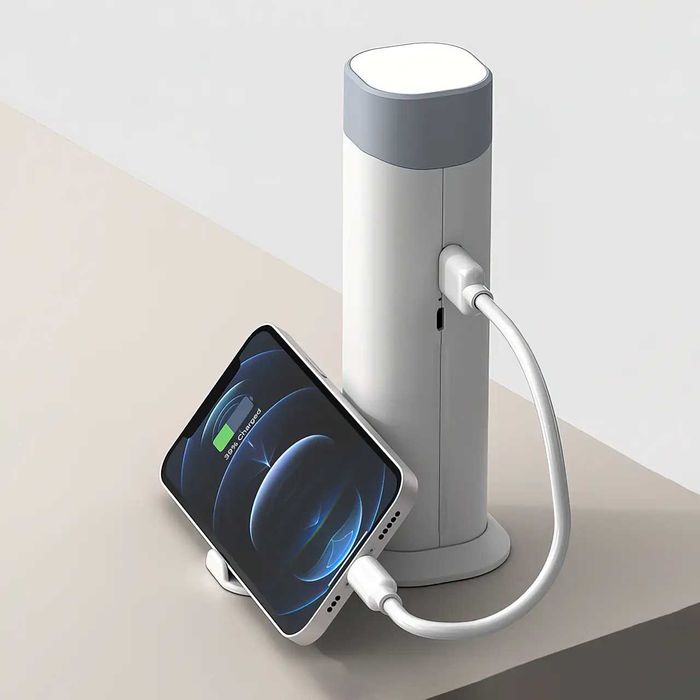 Лампа трансформер 5000мА/ч с функцией повербанк подставка для телефона