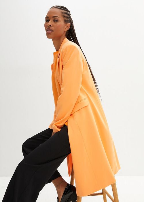 B.P.C długi żakiet jasnopomarańczowy 54.