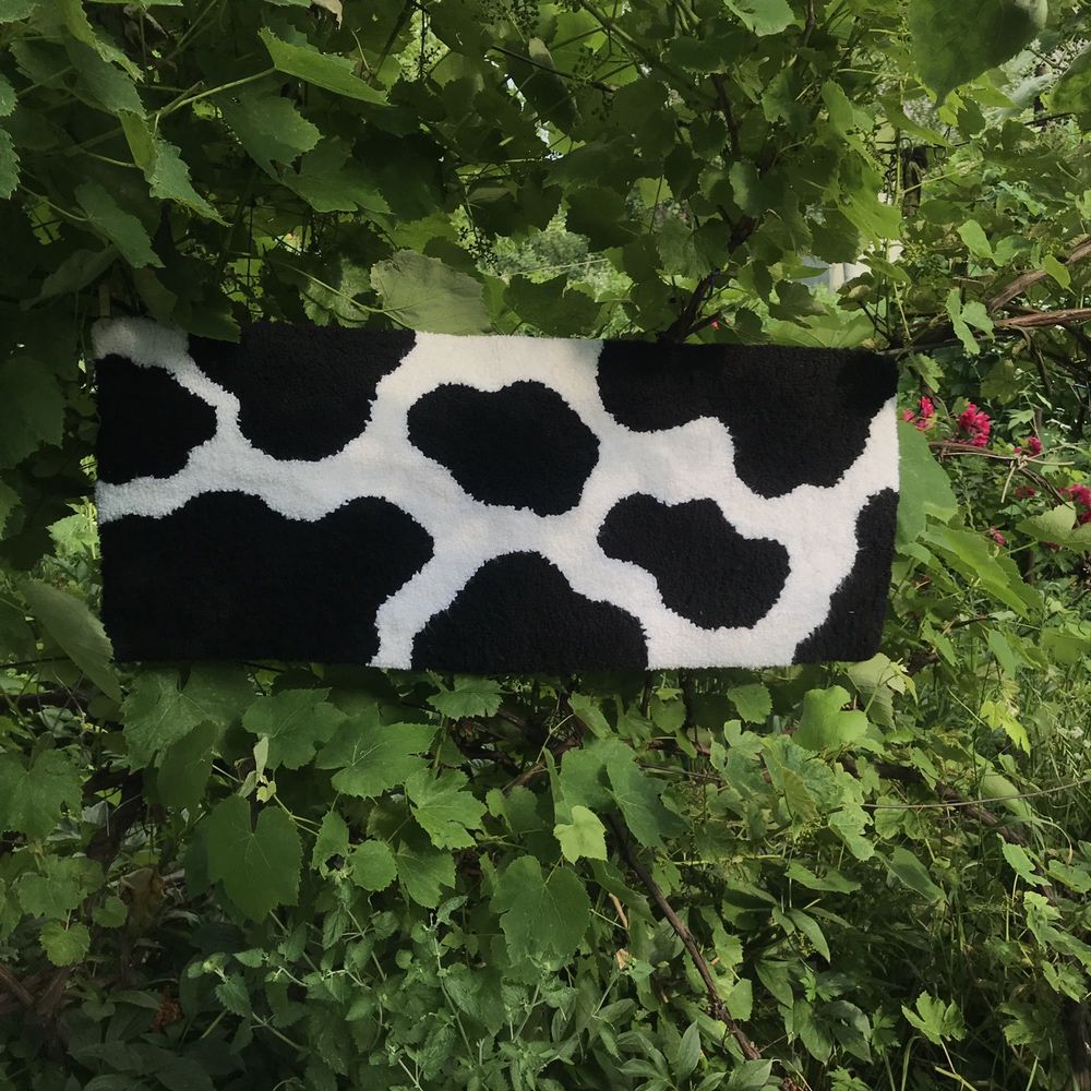 Килим корівка hand made cow rug