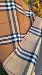 Duży szal dwustronny wzor Burberry