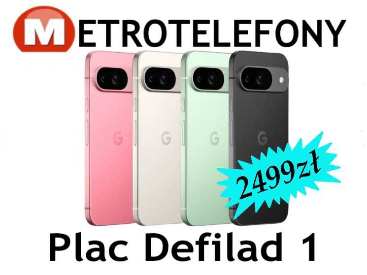 Nowy Google Pixel 9 128gb black - DOSTAWA GRATIS