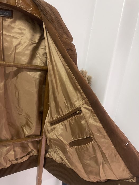 Blusao de camurca excelente estado casa das peles