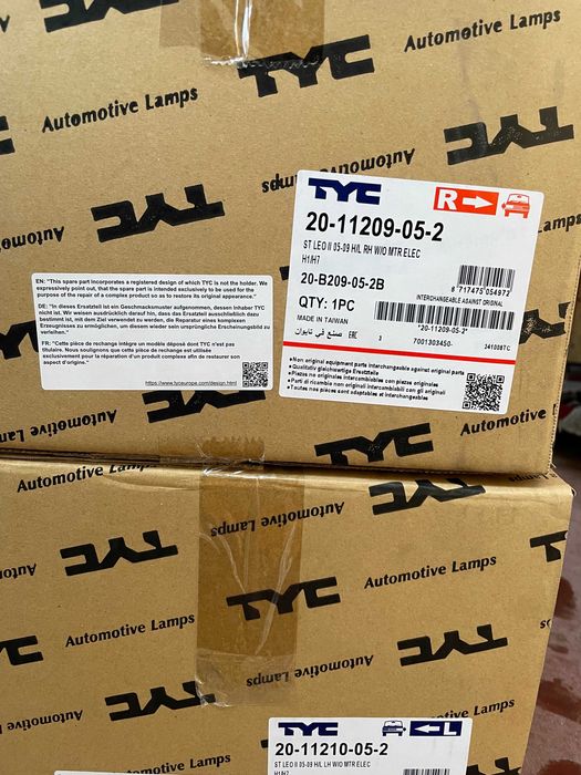 Reflektor Lampa TYC Prawa