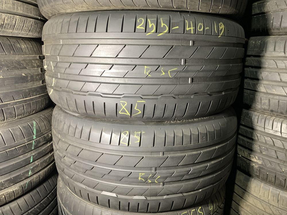 Шини б/у літо RUNFLAT  255/40 19 Hankook ventus s1 evo 3