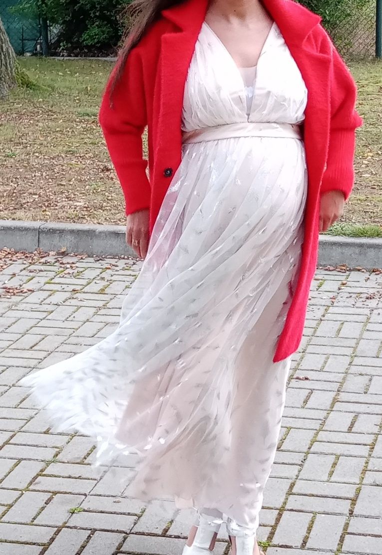 Sukienka ślub cywilny ciążowa