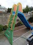 Escorregao para jardim e adaptavel para piscina
