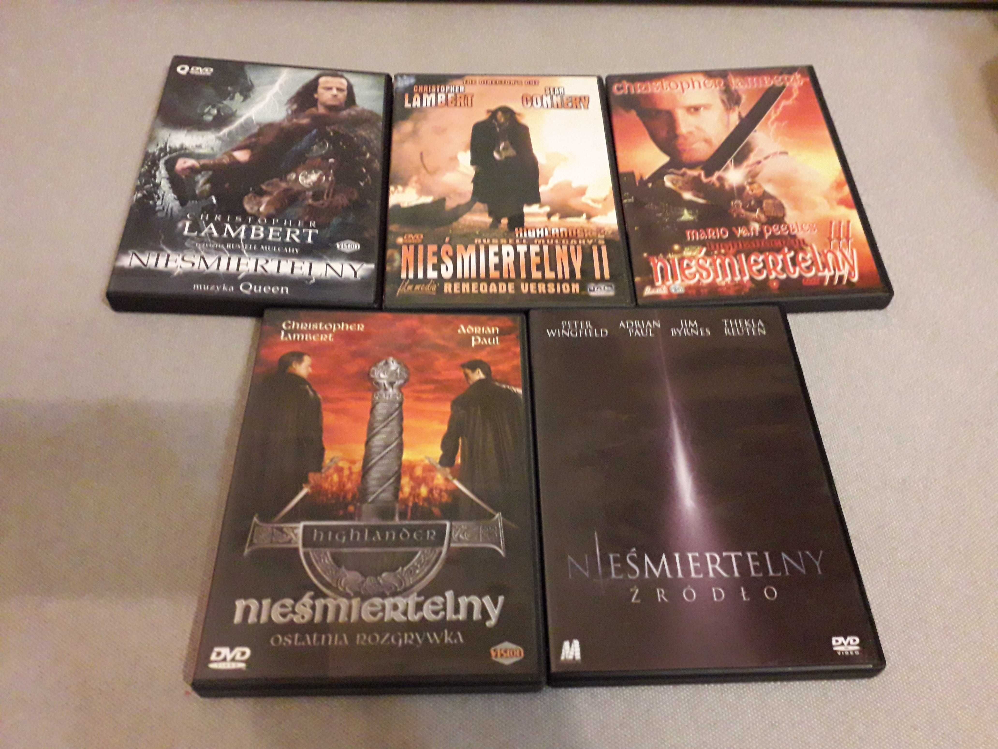 Nieśmiertelny 1-4 plus Źródło dvd lektor pl