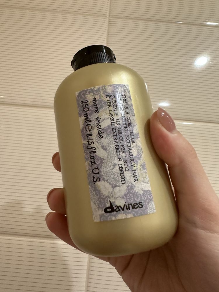 Гель-олійка для кудрявого волосся Davines