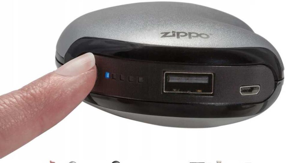 Heatbank Zippo 6 Powerbank Ogrzewacz Dłoni Srebrny