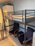 Łóżko piętrowe IKEA, metalowe