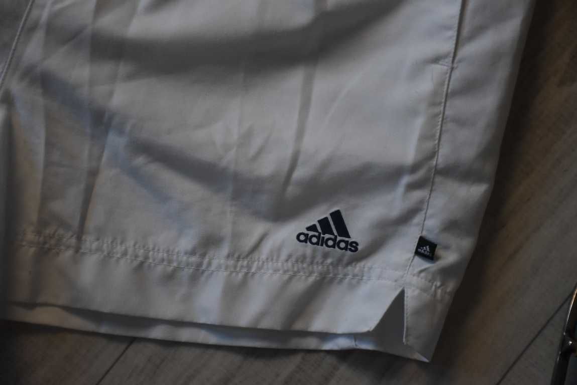 *Adidas* spodenki białe sportowe_M