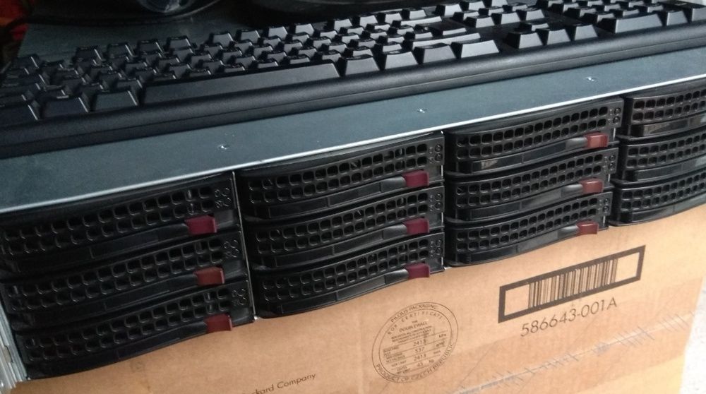 Сервер Supermicro 2U 2x X5650 196Gb RAM(max) 12x 3.5" 2x800W