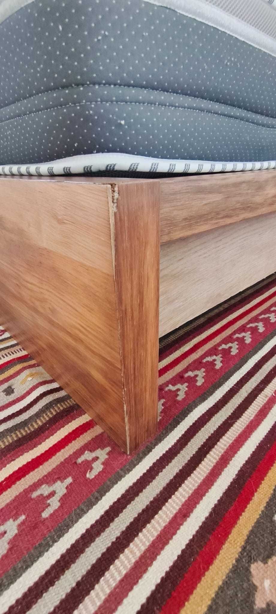 Vendido - cama de Casal + Estrado 160x200 MALM + Colchão