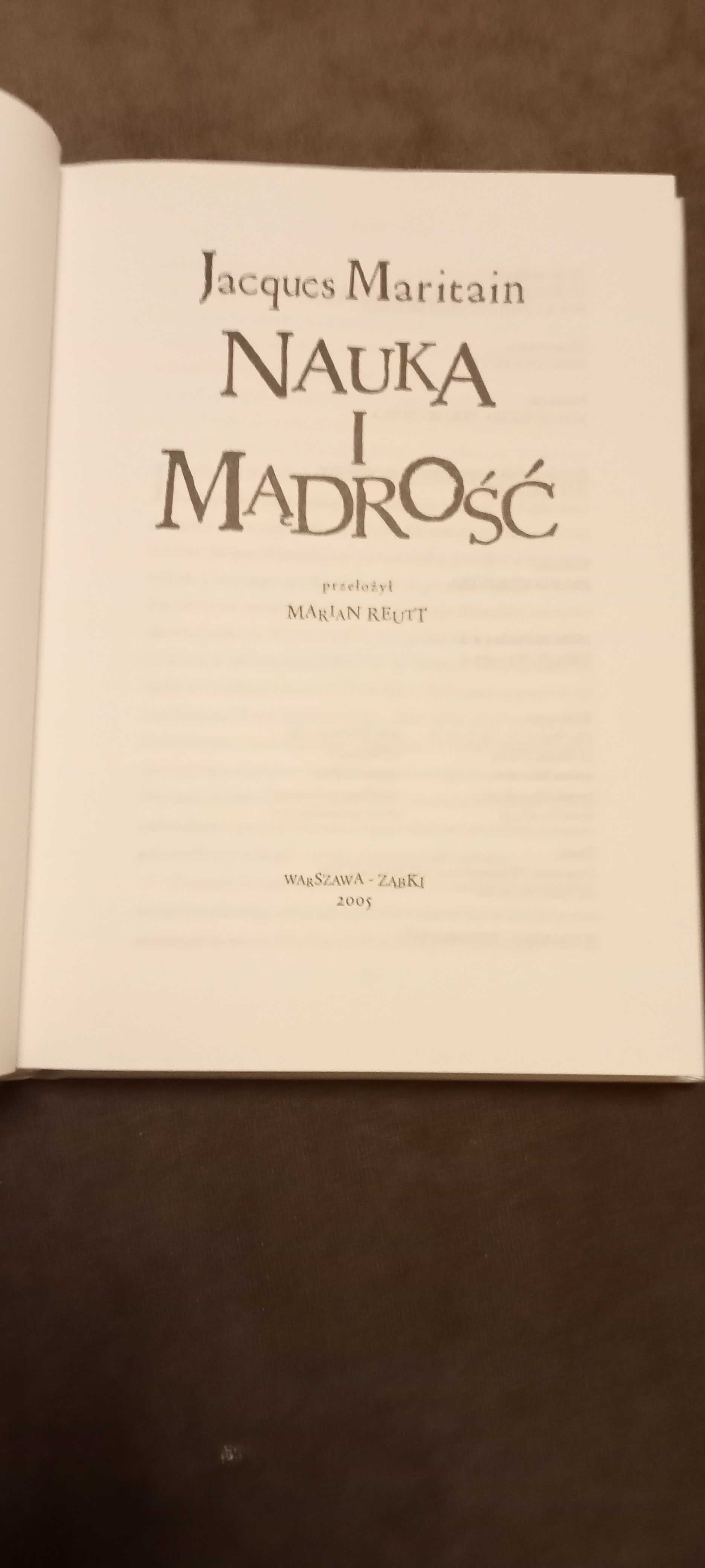 Nauka i mądrość / Jacques Maritain