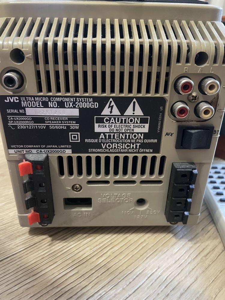 Музыкальный центр JVC UX 2000 с Bluetooth — с апгрейдом!
