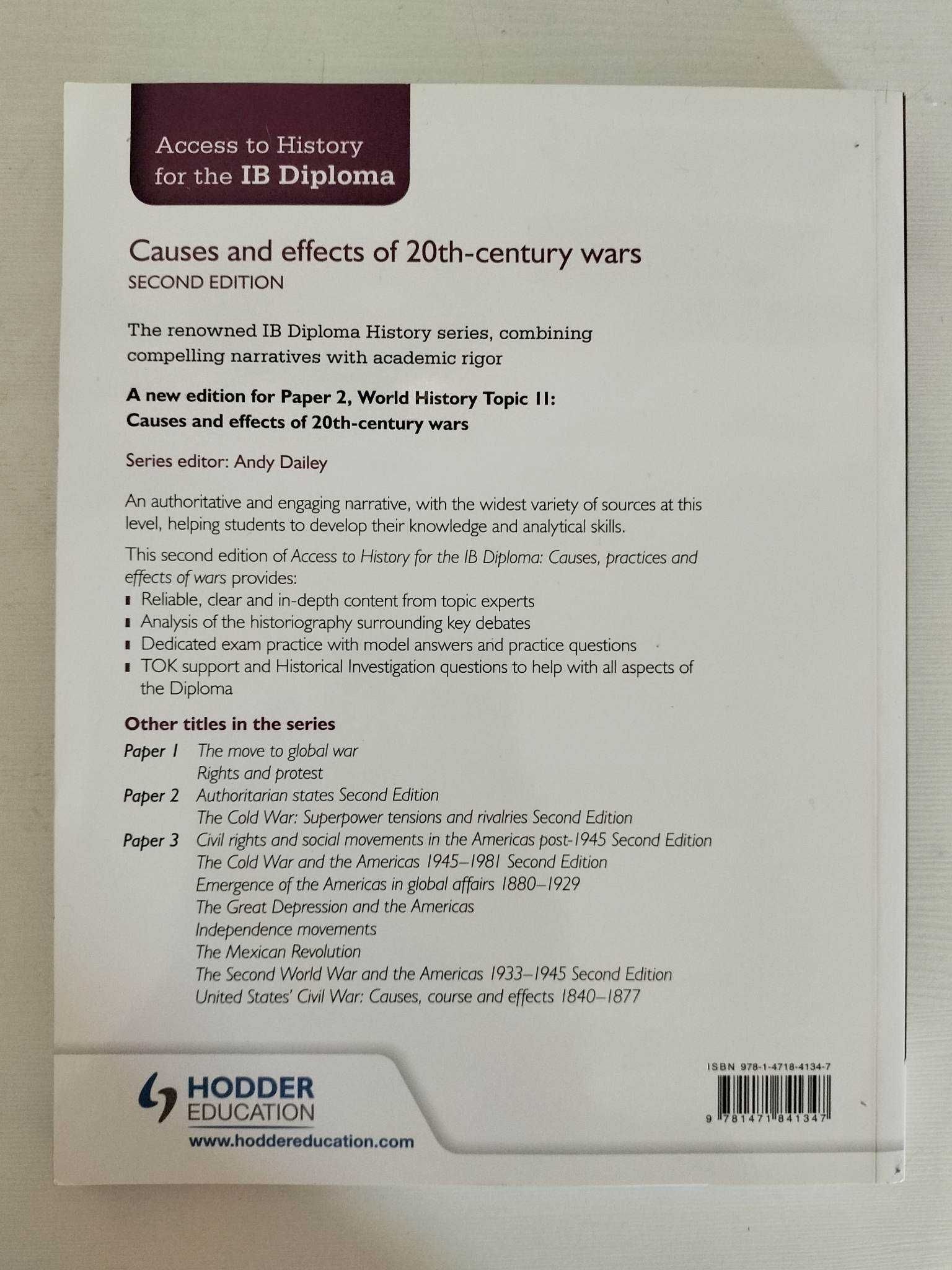 Podręcznik IB History "Causes and effects of 20th century wars"