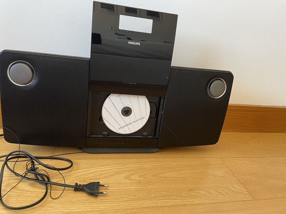 Radio com gira discos Philips