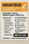 Prace budowlane. GRUNTBUD – 25 lat doświadczenia w budownictwie