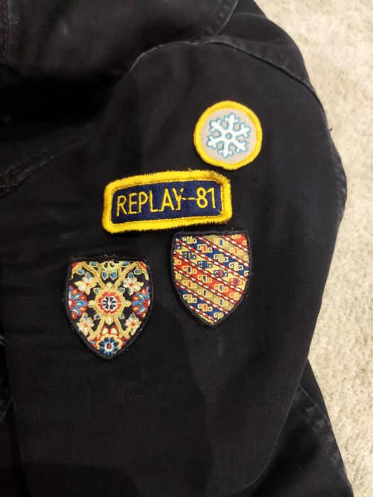 Casaco azul escuro da Replay