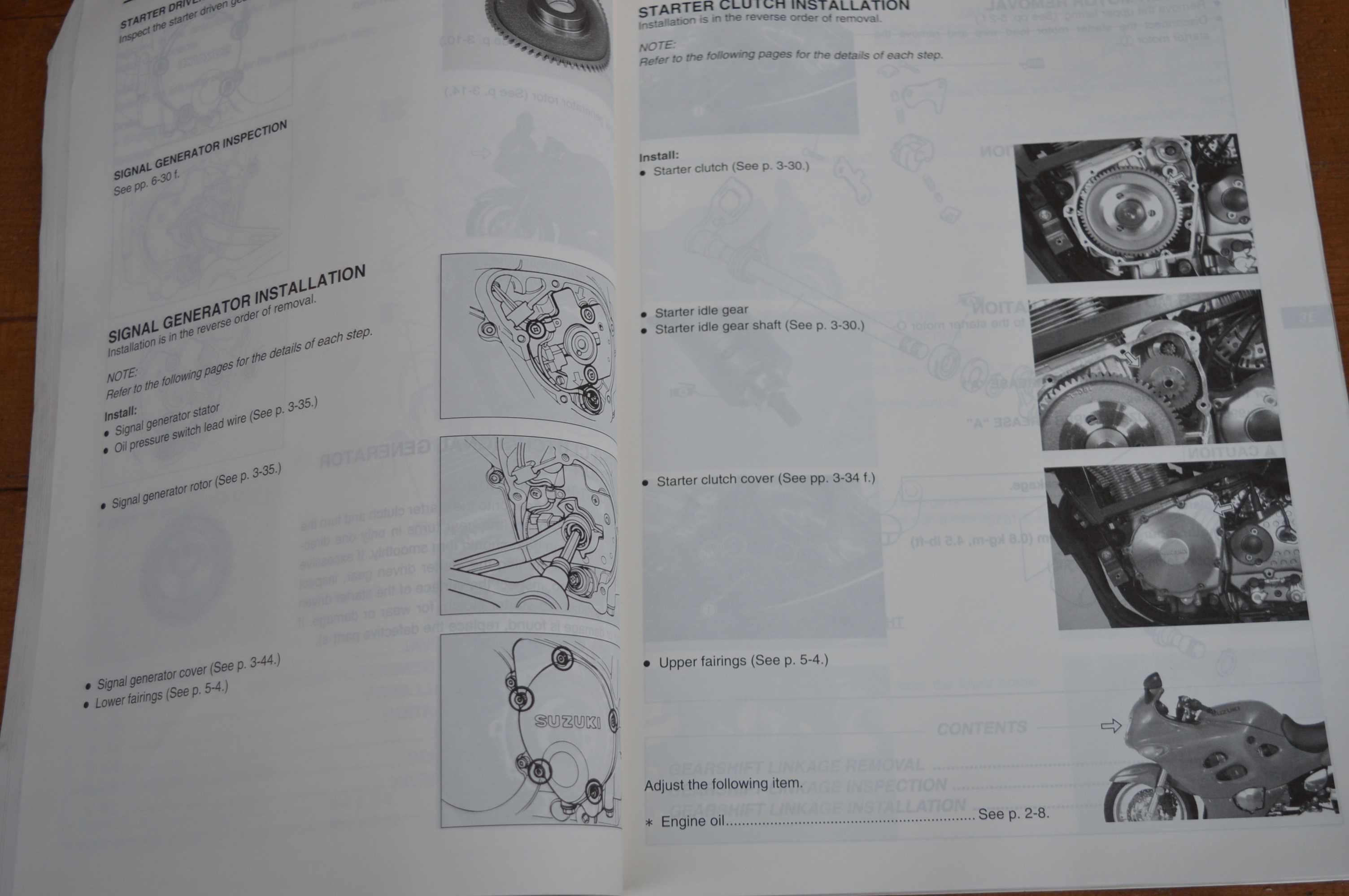 Suzuki GSXF gsx 600 Jajko INSTRUKCJA obsługi serwisówka manual