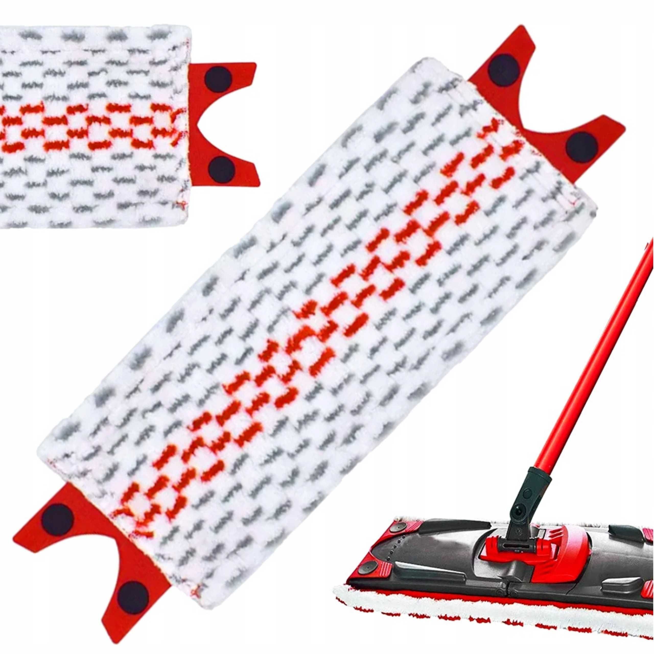Vileda 4x wkład do mopa – zapas, mikrofibra, do paneli i kafli CHŁONNE