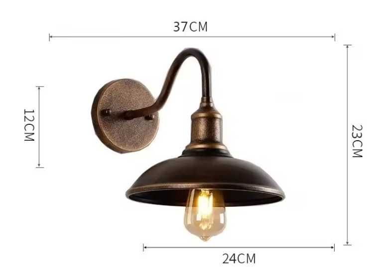 Kinkiet zewnętrzny/wewnętrzny retro