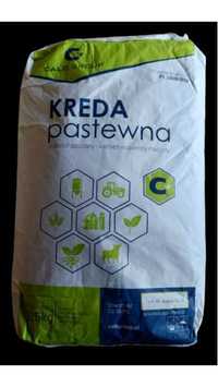 Kreda pastewna, węglan wapnia, materiał paszowy, 25kg