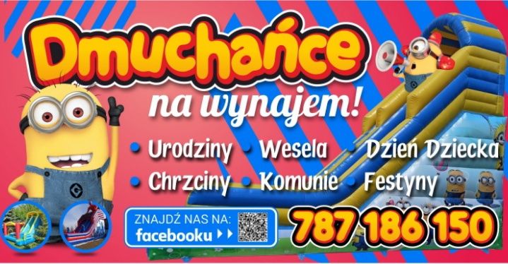 Wynajem Dmuchaniec zjeżdżalnia / dmuchańce dla dzieci Wolne terminy!