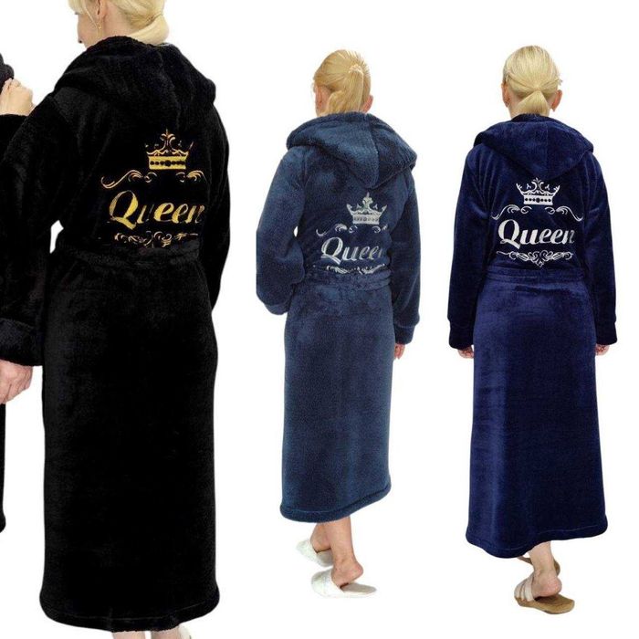 Халат чоловічий махровий з вишивкою