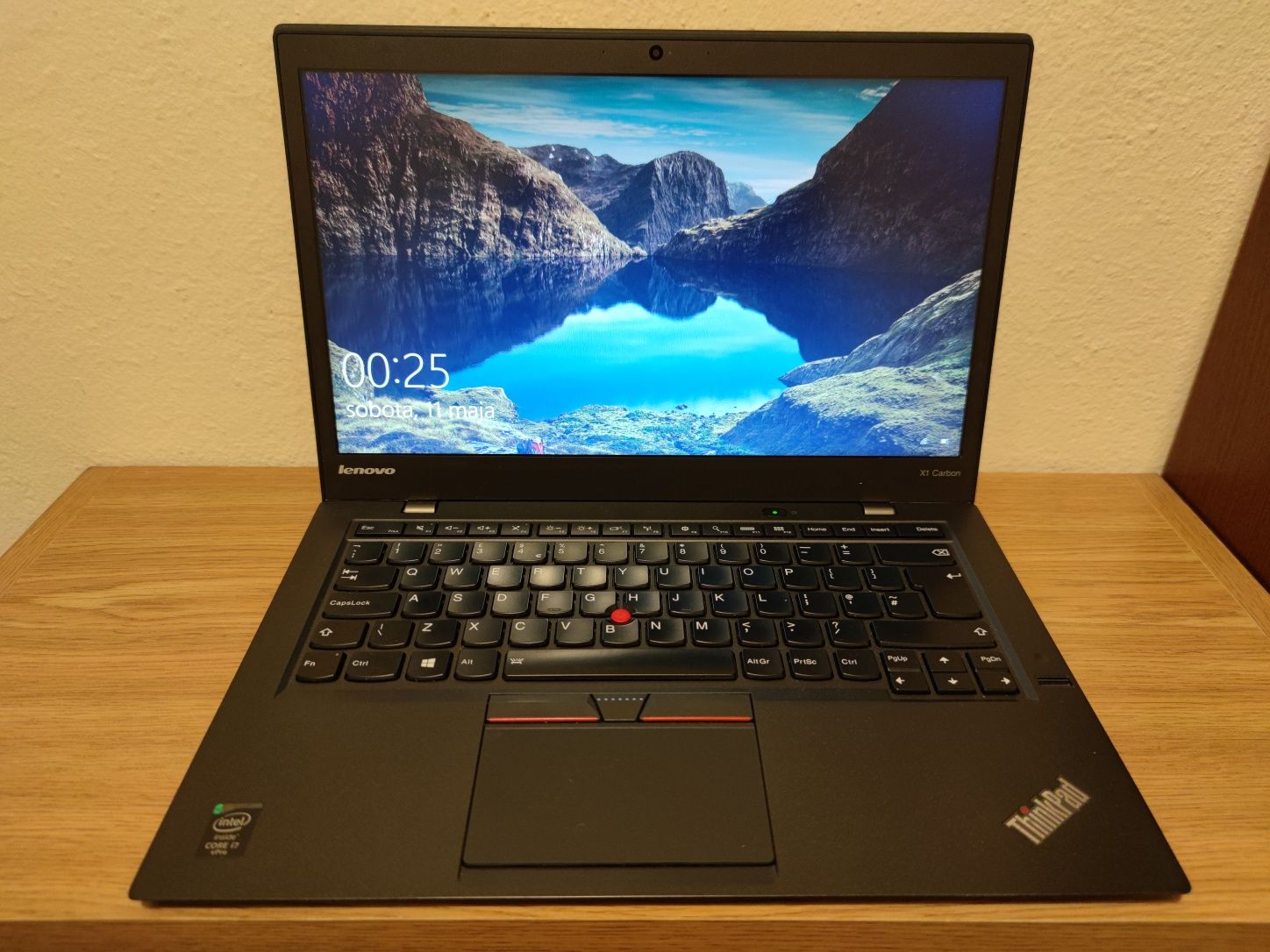 Lenovo Carbon X1, Nowa bateria, 8GB RAM, 250 GB ROM, Intel I5-5600U