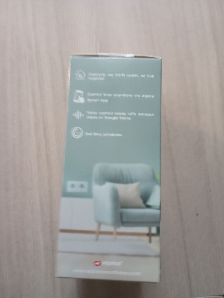 Alpina inteligentny wbudowany przełącznik zasilania Wi-Fi