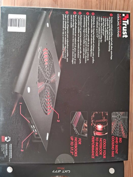 Охолоджуюча алюмінієва  підставка для ноутбука  Trust GXT 277