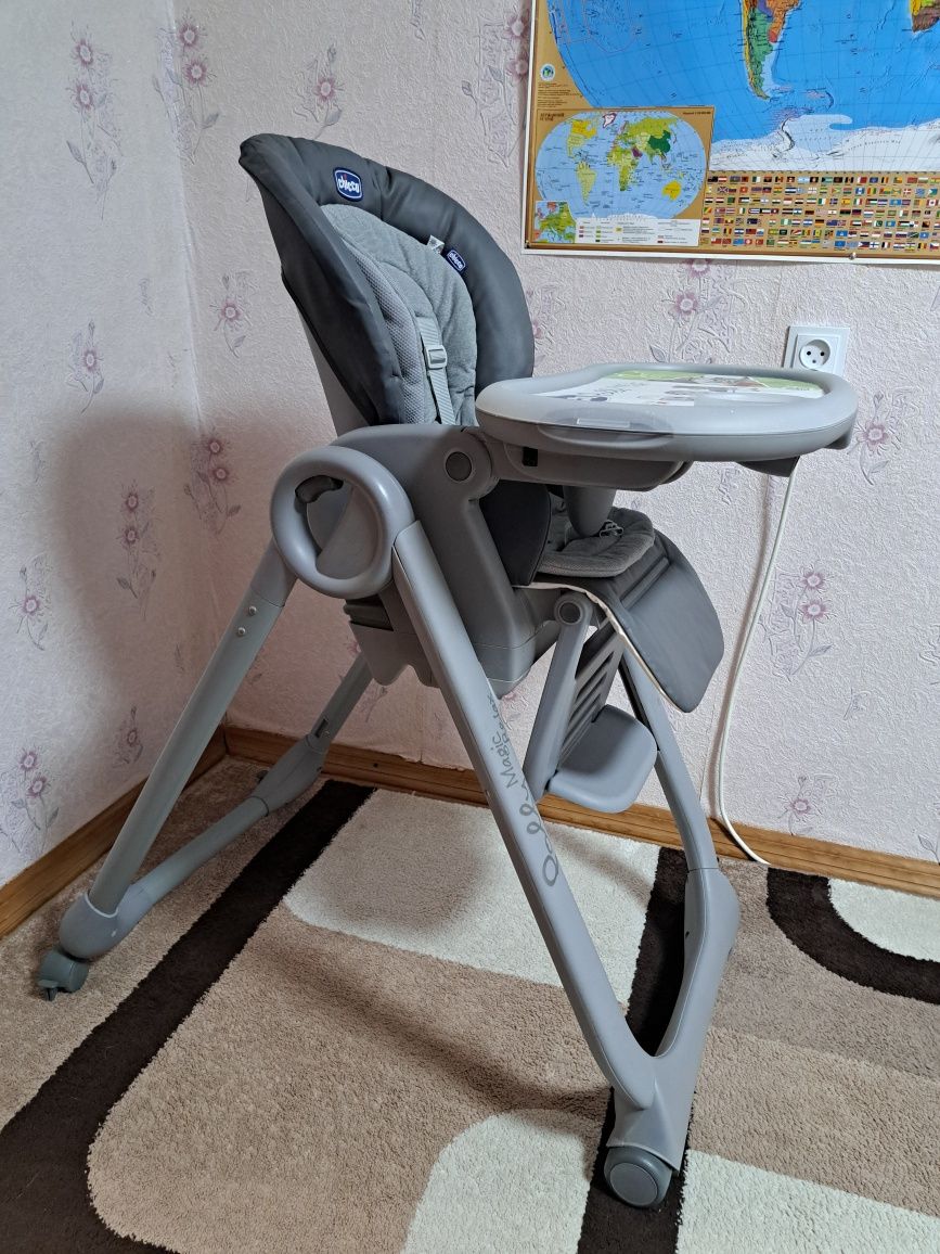 Дитячий стульчик для годування Chicco Polly