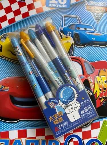Наборы по 84 грн - Ручка "пишет-стирает" - 8 ВИДОВ - аніме мультики