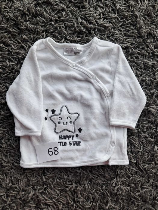 Bluzka niemowlęca zapinana na napy happy little star długi rękaw Ergee