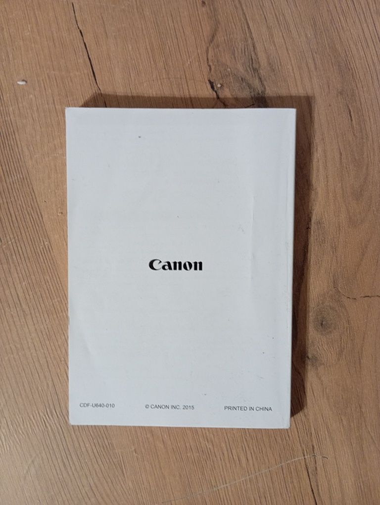 Instrukcja obsługi do aparatu Canon