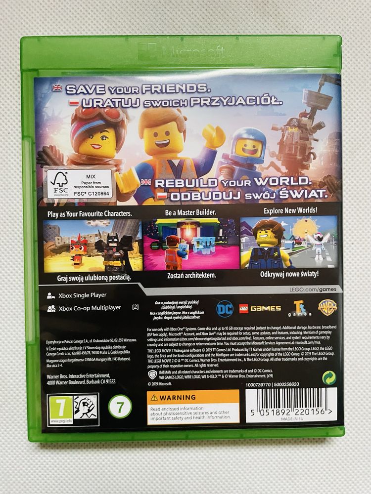 Gra Lego Movie 2 na Xbox One / Series PL