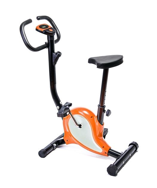 Велотренажер Fitline ES-8018 Point механічний помаранчевий