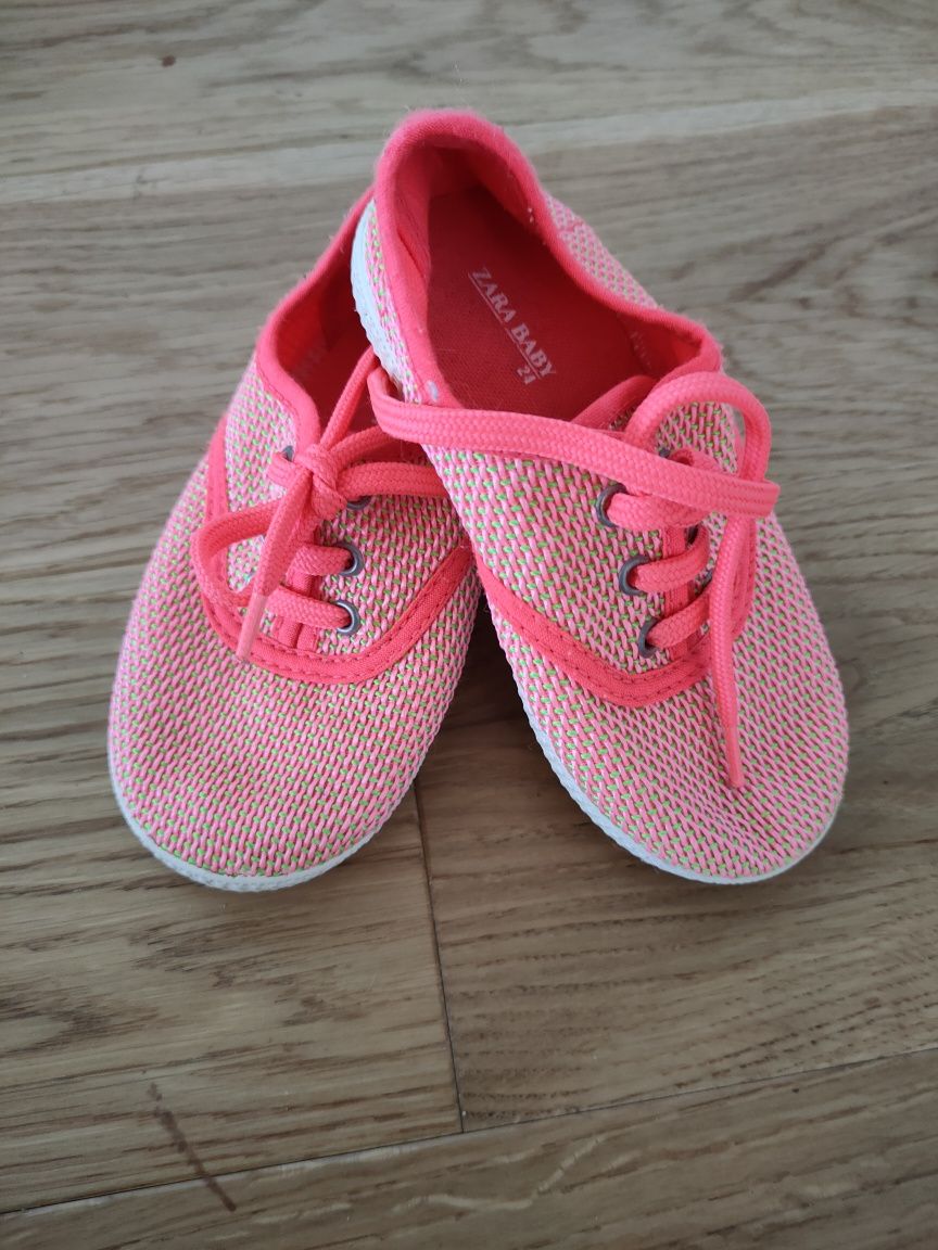 Buty dla dziewczynki tenisówki Zara rozmiar 24