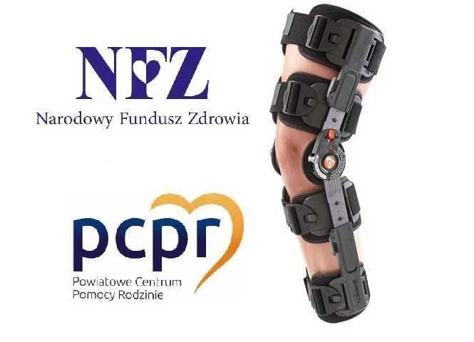 Orteza stawu kolanowego BERG z regulacją kąta zgięcia. Refundacja NFZ!