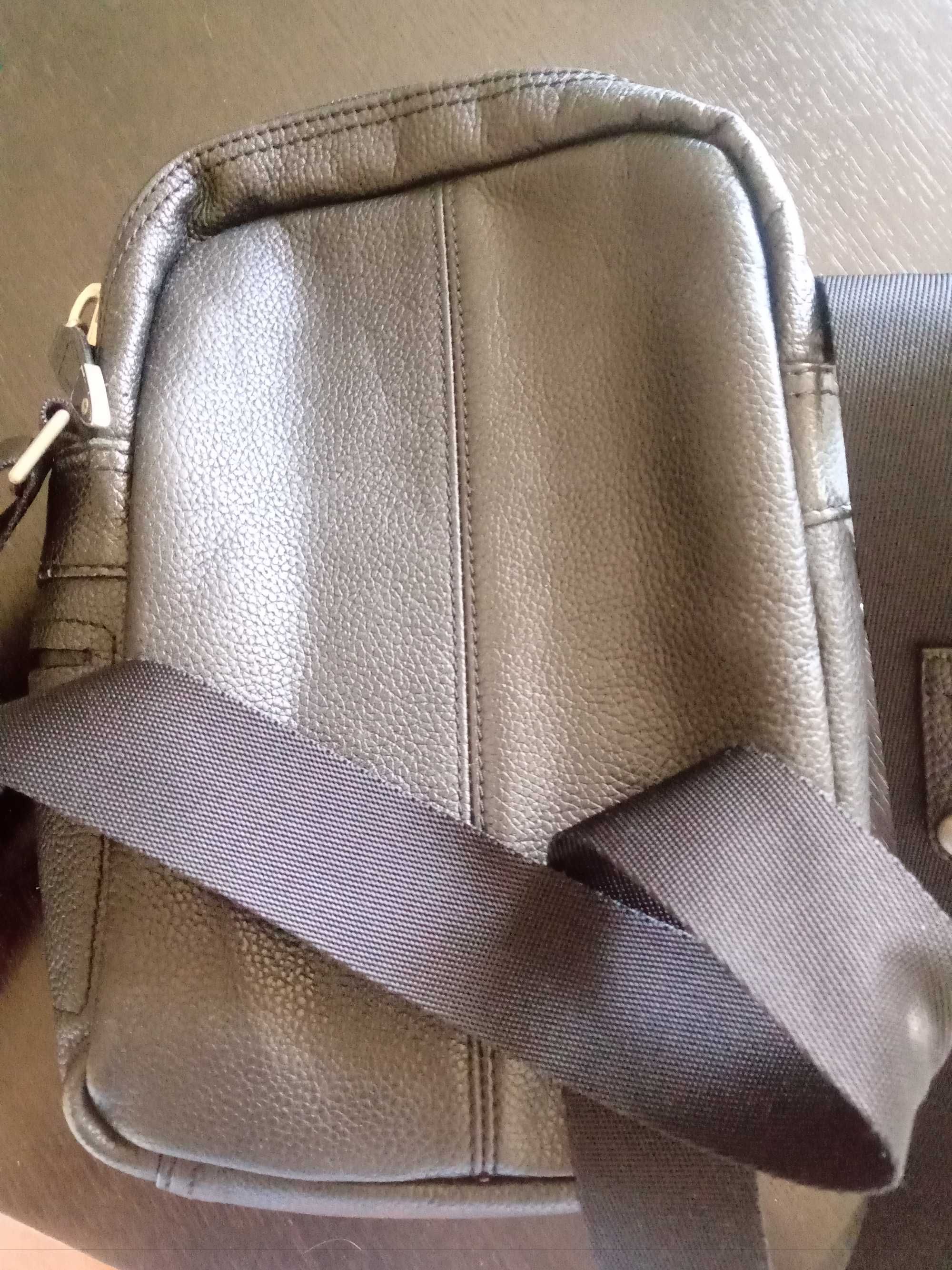 Bolsa homem em couro marca CAMEL