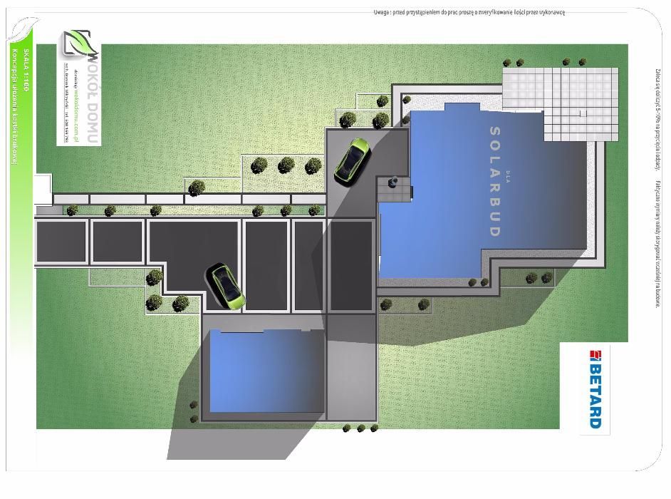 PROJEKT kostka brukowa granit ścieżki taras ogród materiały