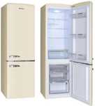 Lodówka AMICA FK2965.3GAA 181cm Beżowa retro jak smeg