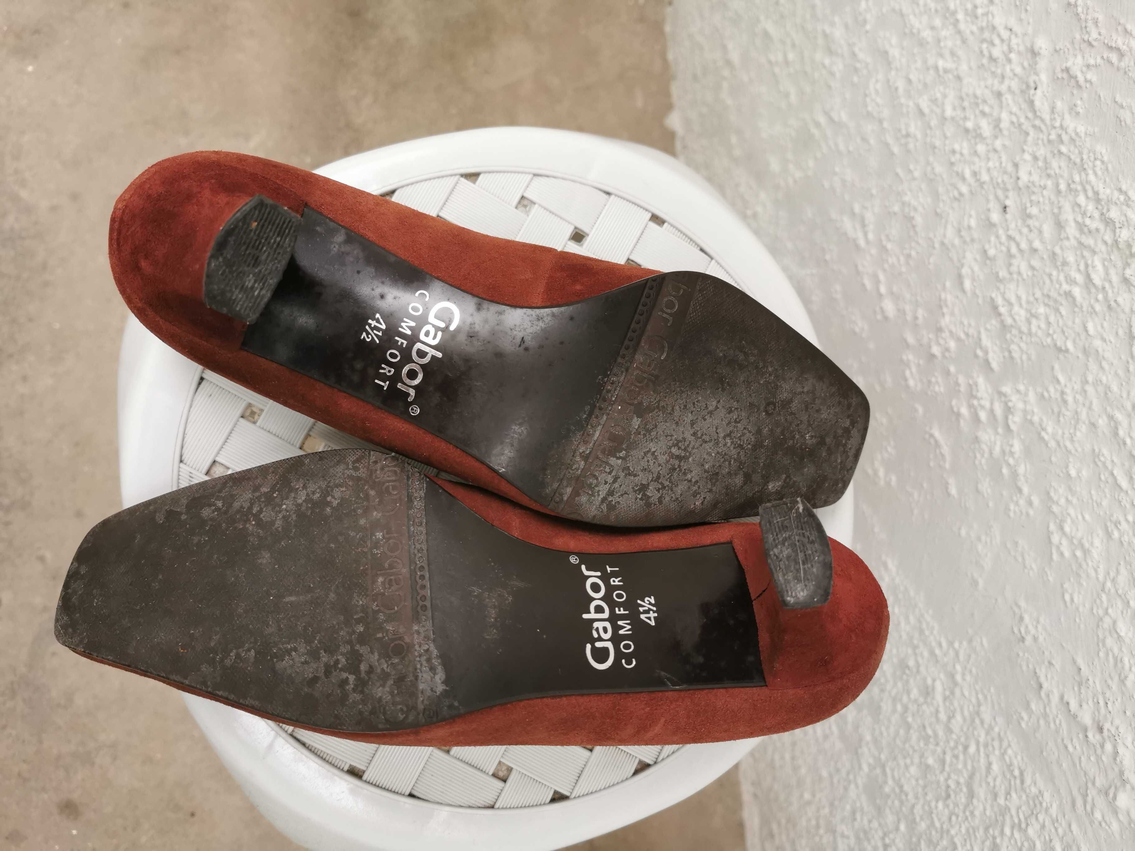 Sapatos senhora camurça