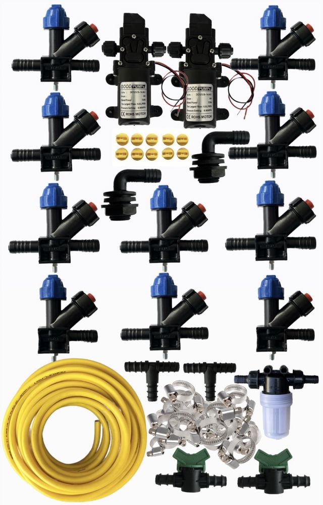 Комплект (набір) для саморобного обприскувача (опрыскивателя).
