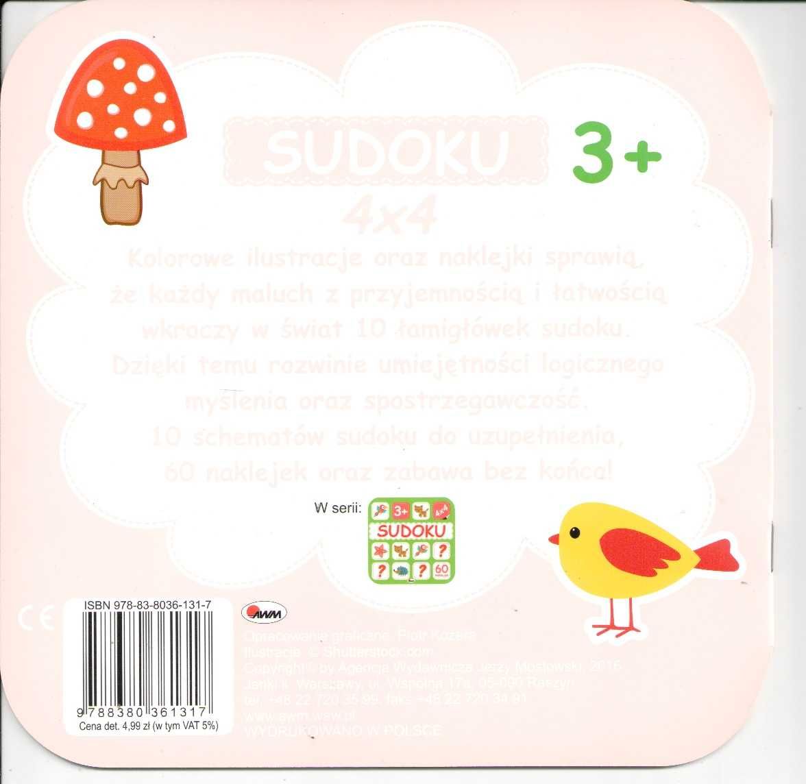 Sudoku 3+ z naklejkami cz.1