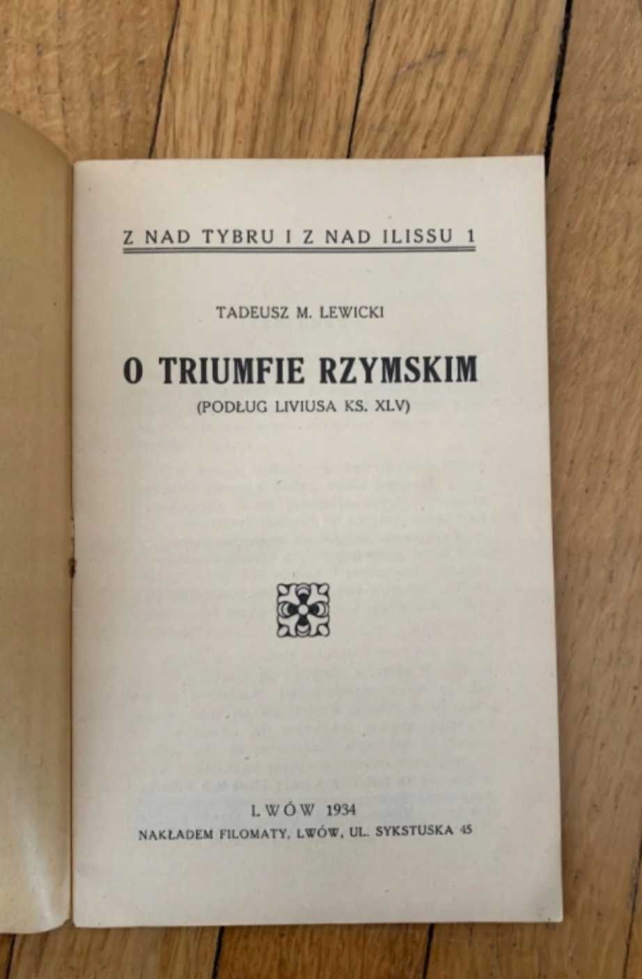 W szkole Atheńskiej – Tadeusz Lewicki