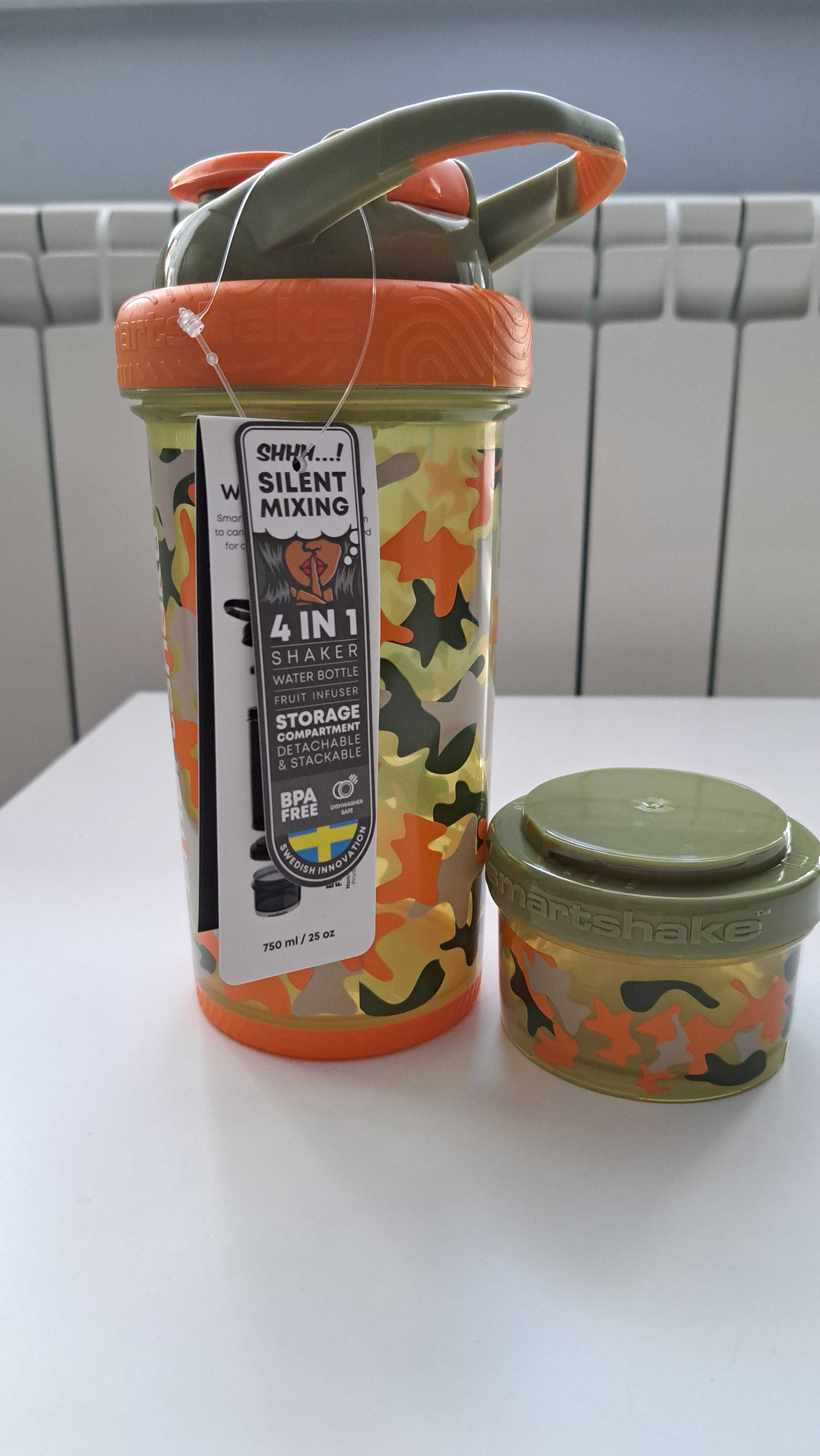 Shaker Smartshake Revive Camo Orange 750ml