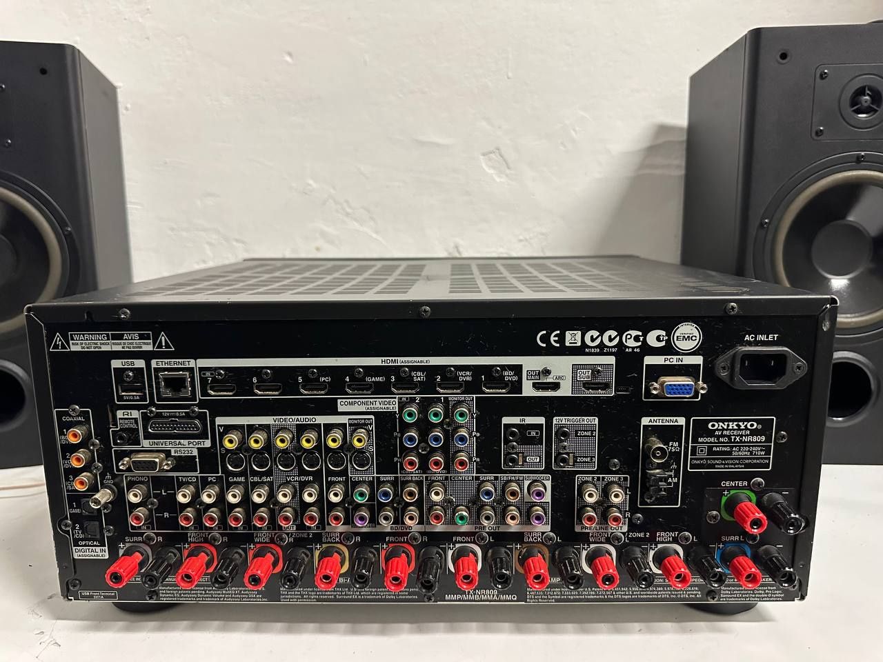 7.2 Amplituner ONKYO TX-NR 809, 7.2 / THX / DAC / 4K HDMI