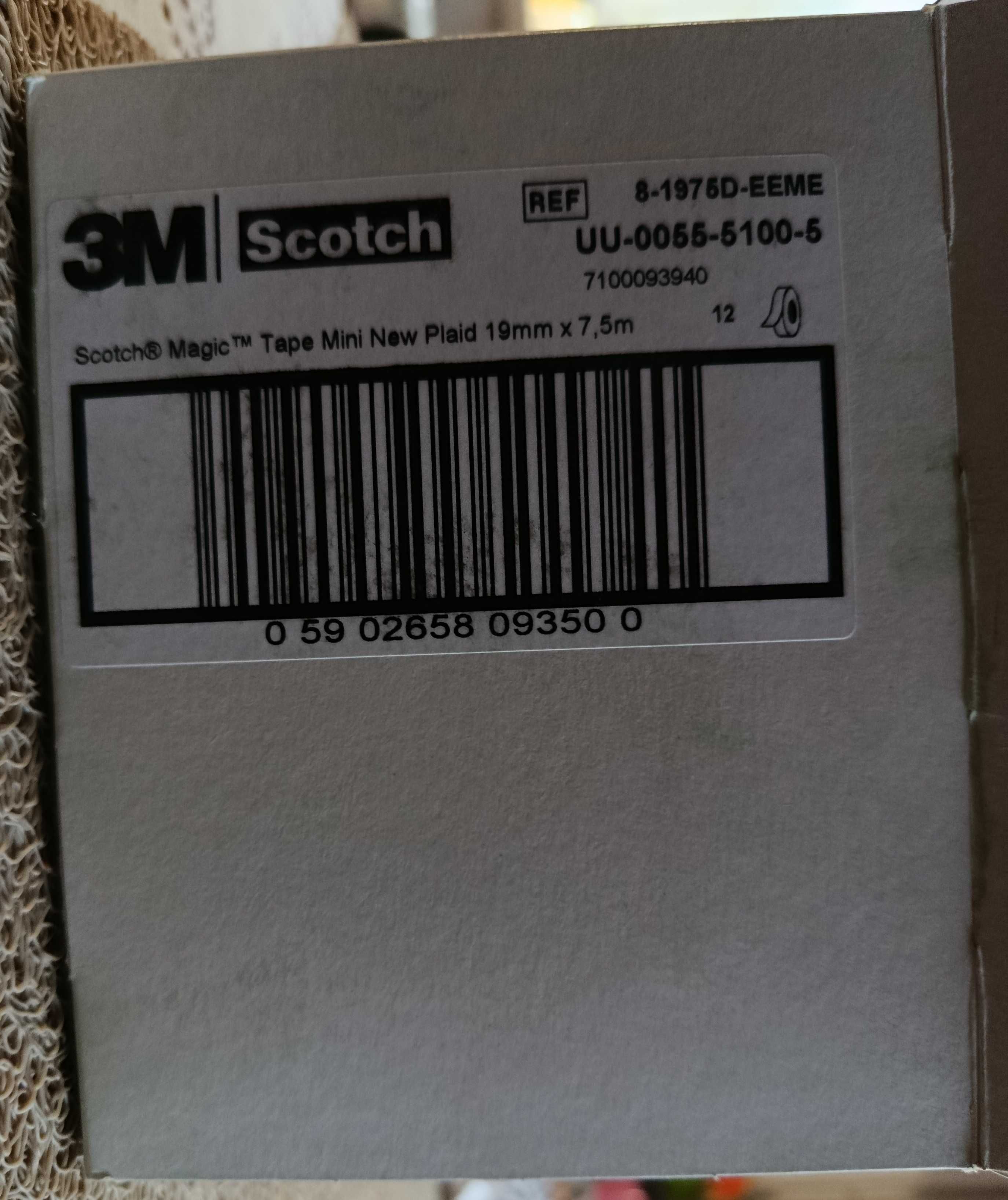 Taśma klejąca Scotch Magic Tape 19mm x 7,5m